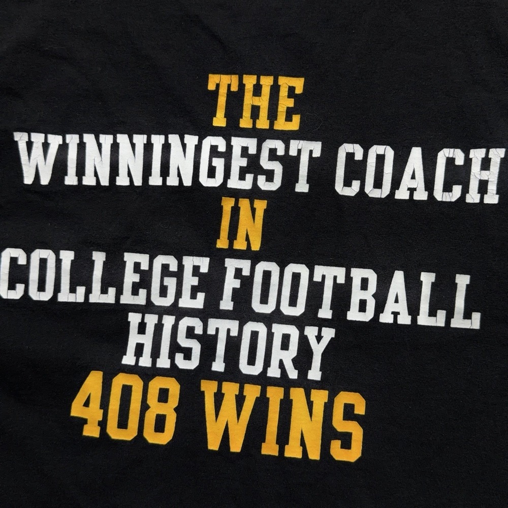 Champion Eddie Robinson Museum T-Shirt Men's S Black Collegiate Grambling Tee - Picture 9 of 13